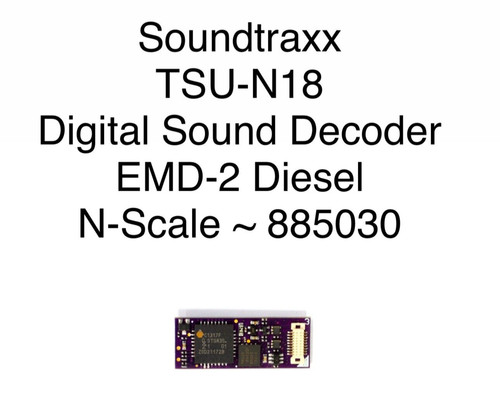 Soundtraxx tsunami2 tsu n18 - tsunami2, tsu-n18