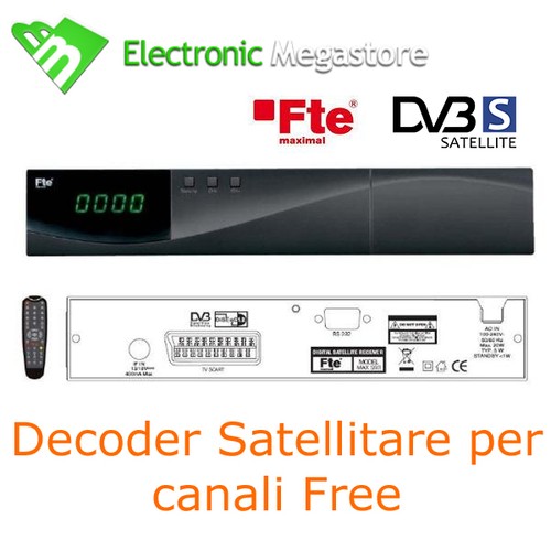 Ricevitore decoder satellitare - ricevitore,