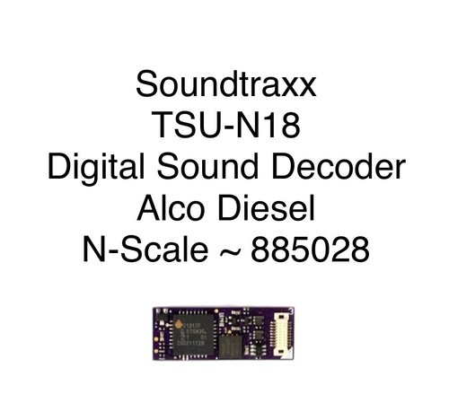 Soundtraxx tsunami2 tsu n18 - soundtraxx,